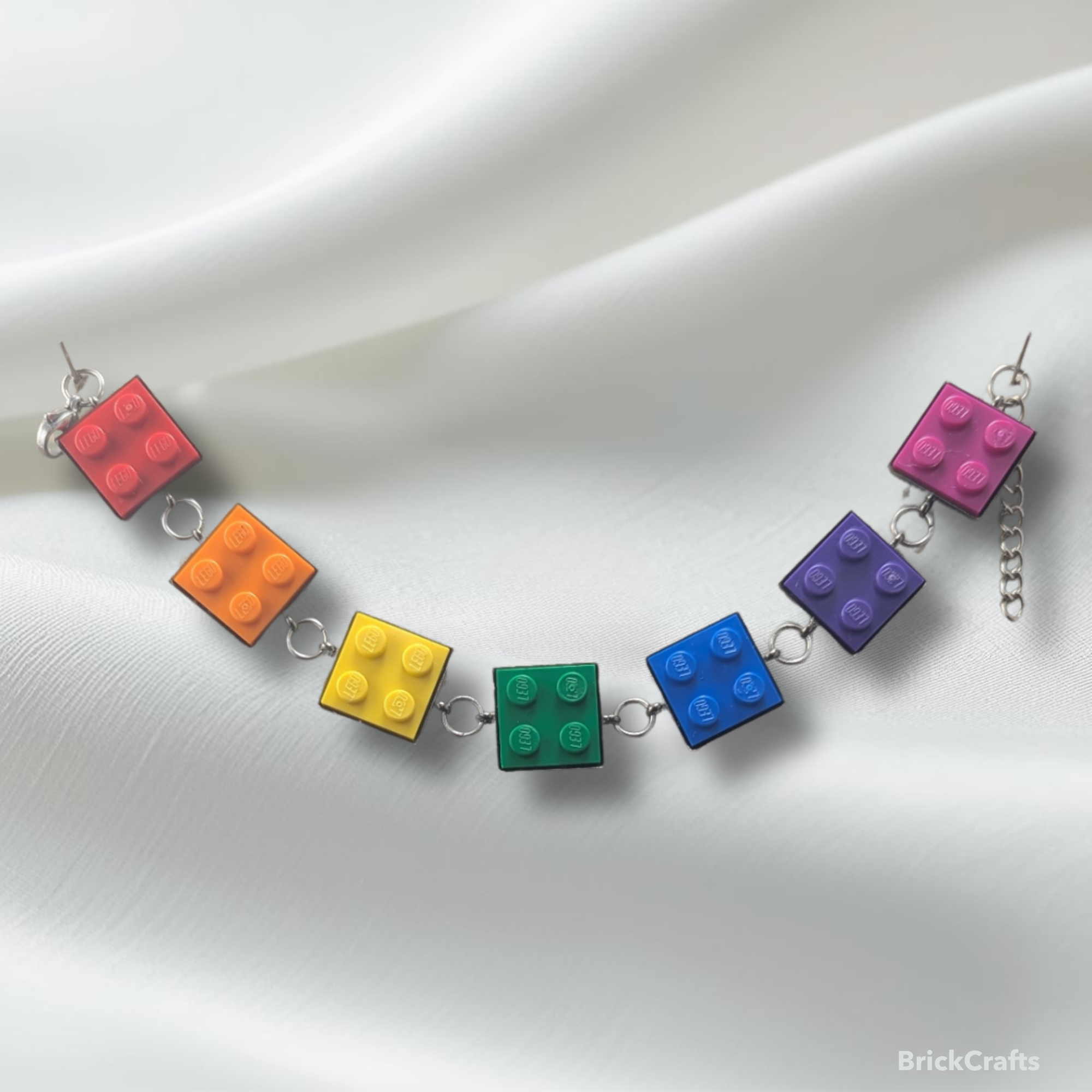 Bezel Lego Charm Bracelet