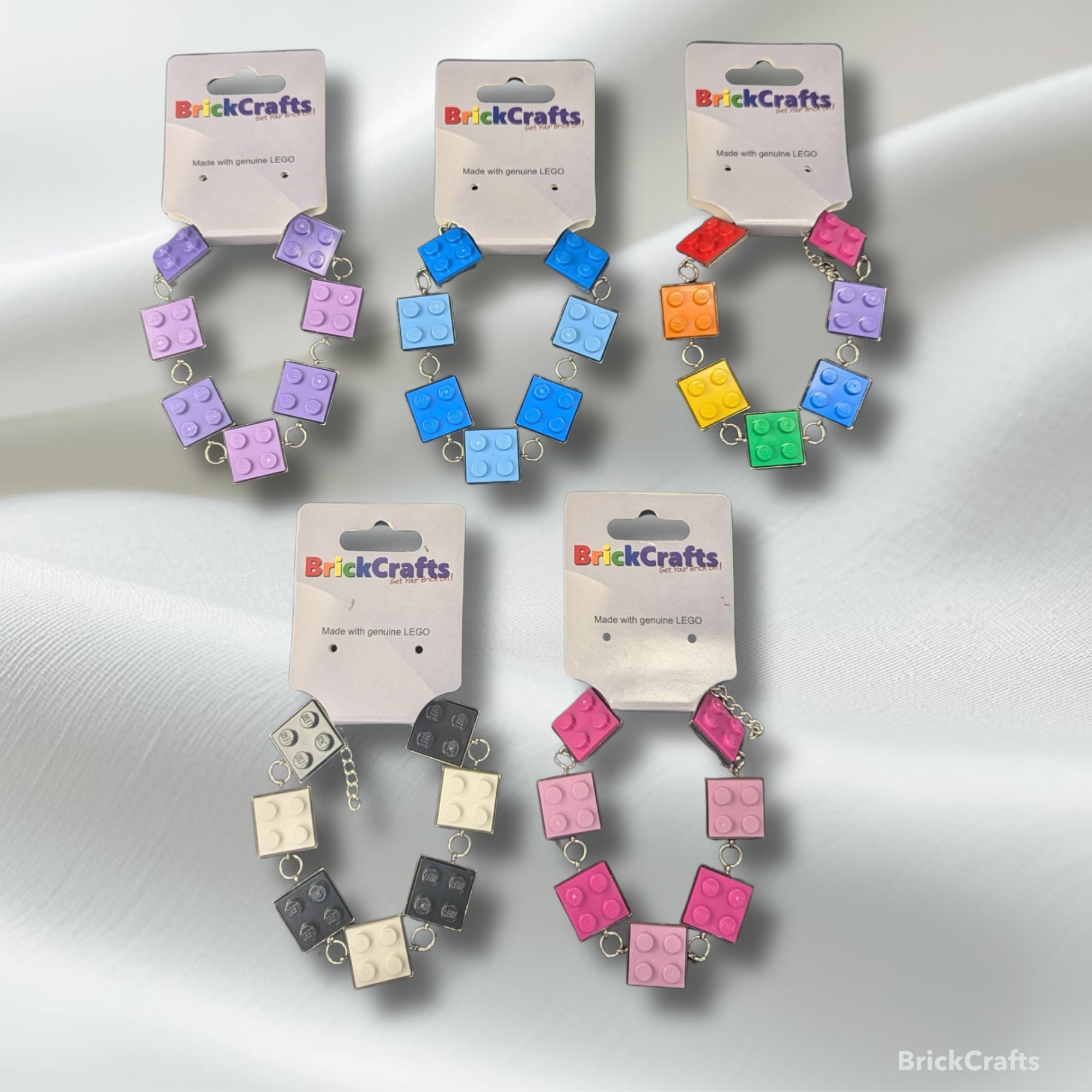 Bezel Lego Charm Bracelet