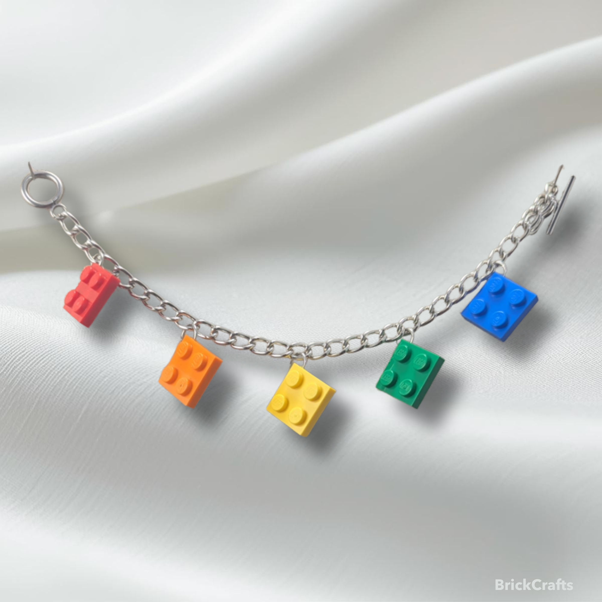 Charm Bracelet with Toggle Clasp (2x2 plates) 