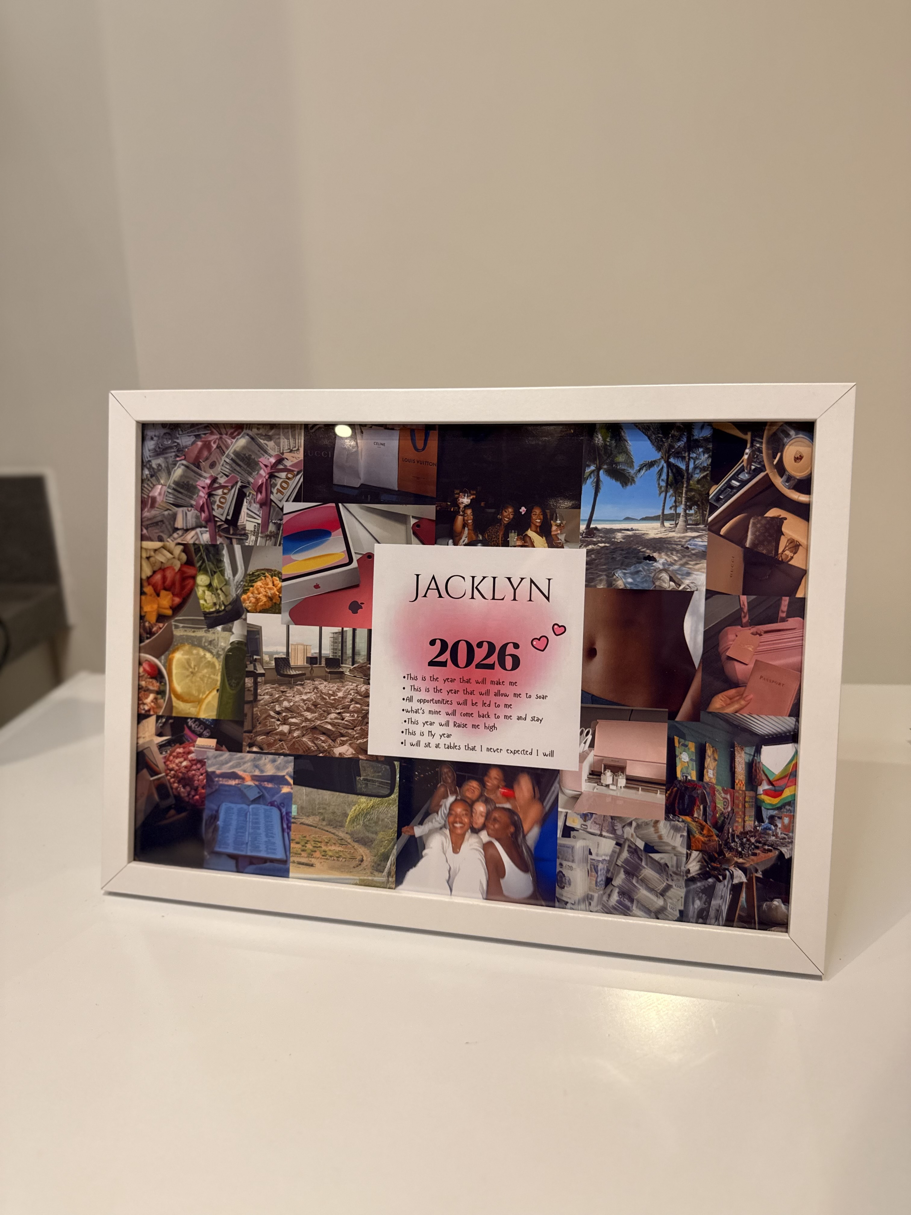 (A4) Personalized Photo Collage Frame