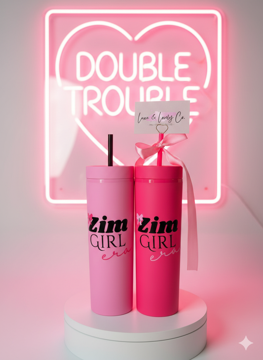 Zim Girl Pink Tumbler