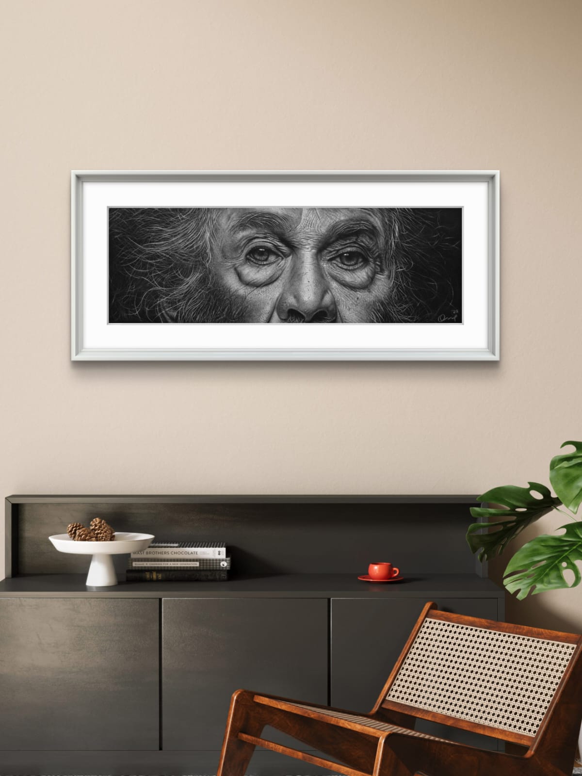 Retrato blanco y negro