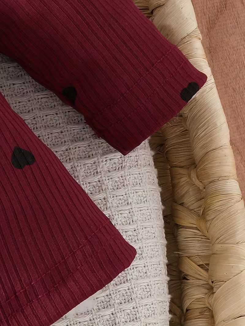 Conjunto Bubupandy "Soft Rib": Enterizo Acanalado de Manga Larga + Pañuelo