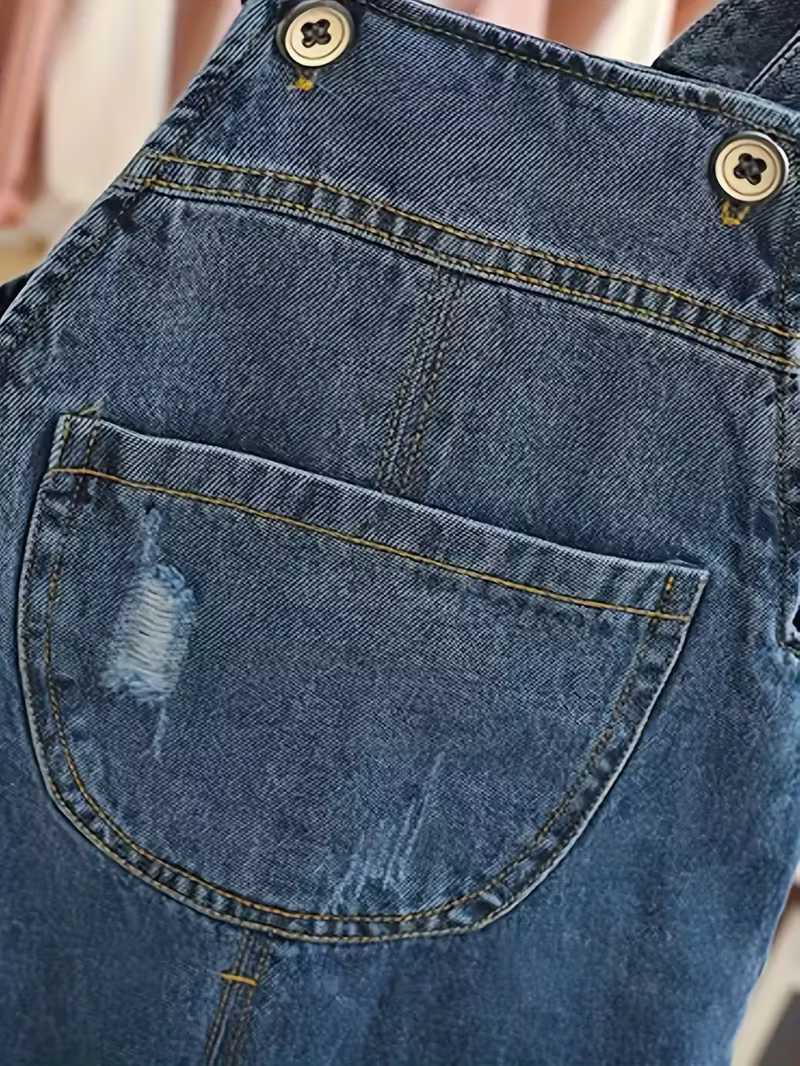 Overol de Mezclilla Bubupandy: Jean Clásico para Bebés y Niños Pequeños