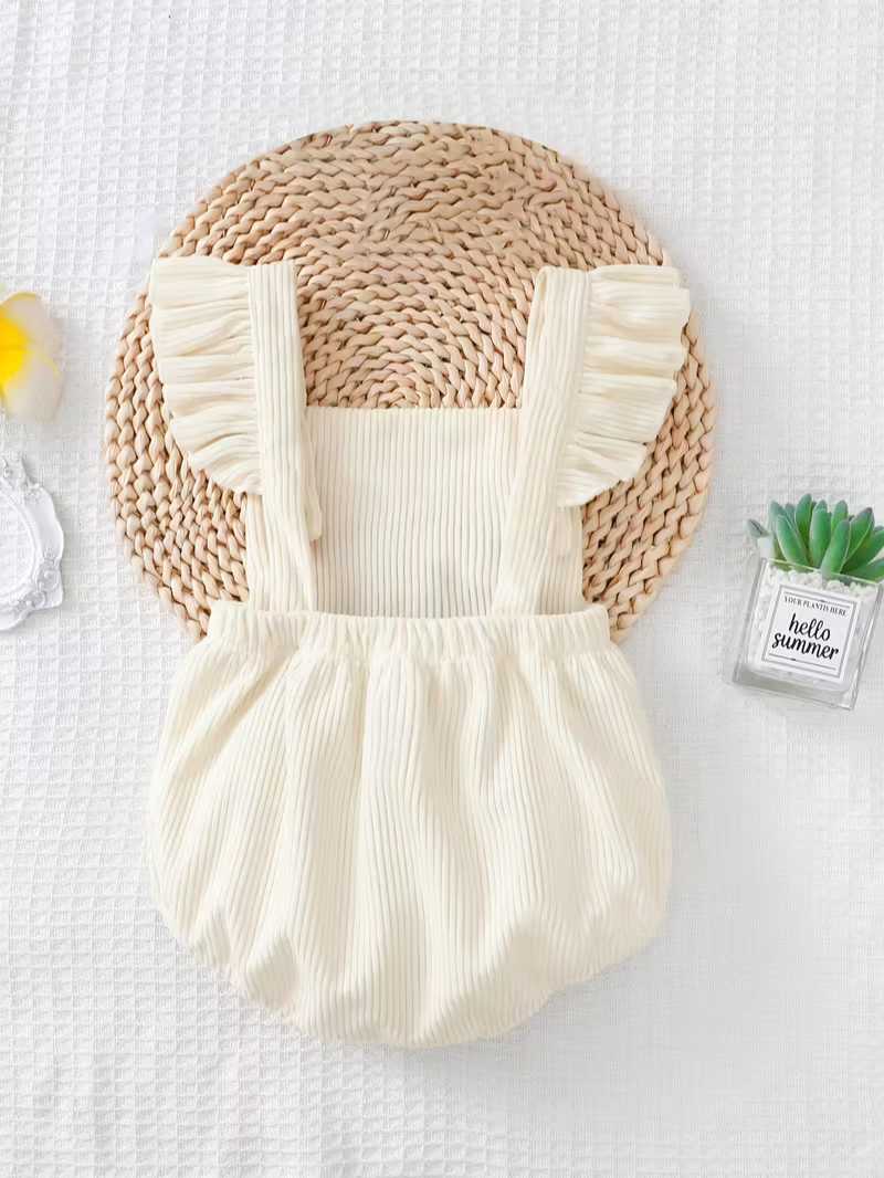 Mono Bubupandy "Princess Rainbow": Volantes Elegantes y Bordado de Arcoíris