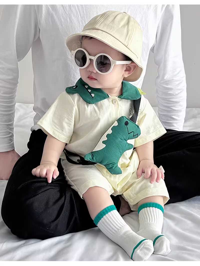 Mono Bubupandy "Soft Steps": Traje Deportivo con Pies para Bebé Niño