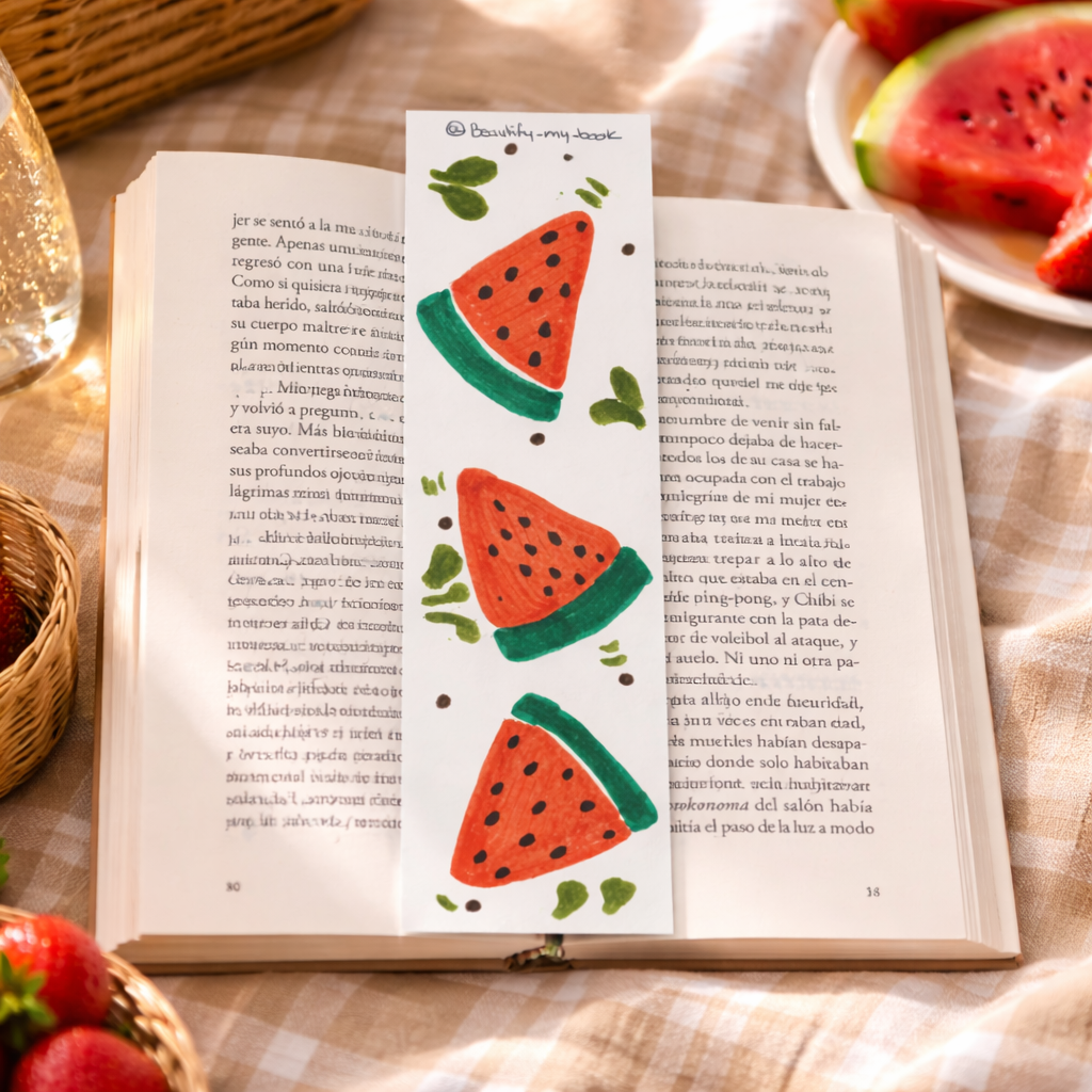 Watermelon Slice bookmark