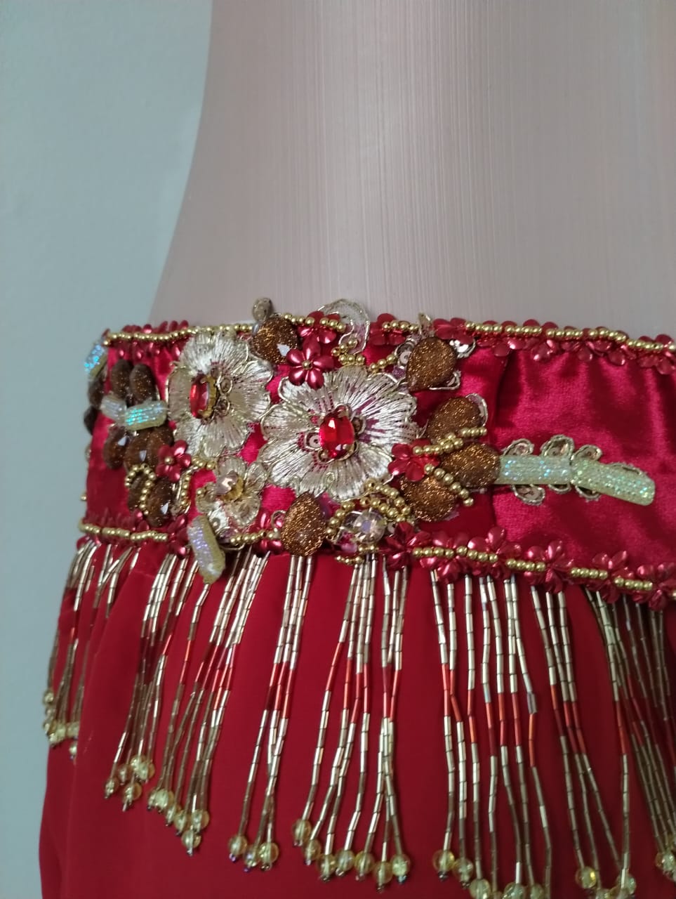 Conjunto Dança do Ventre Vermelho