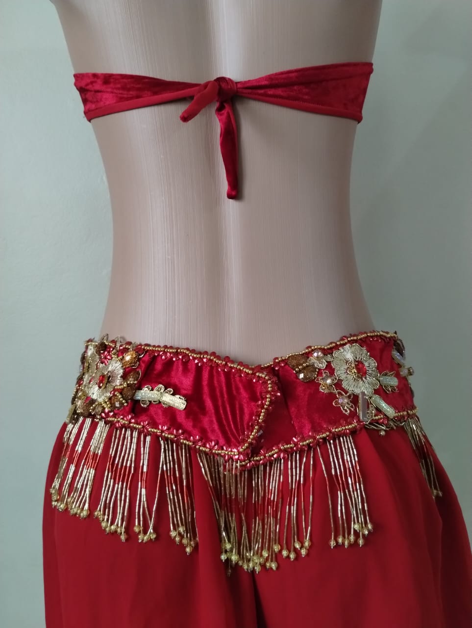 Conjunto Dança do Ventre Vermelho