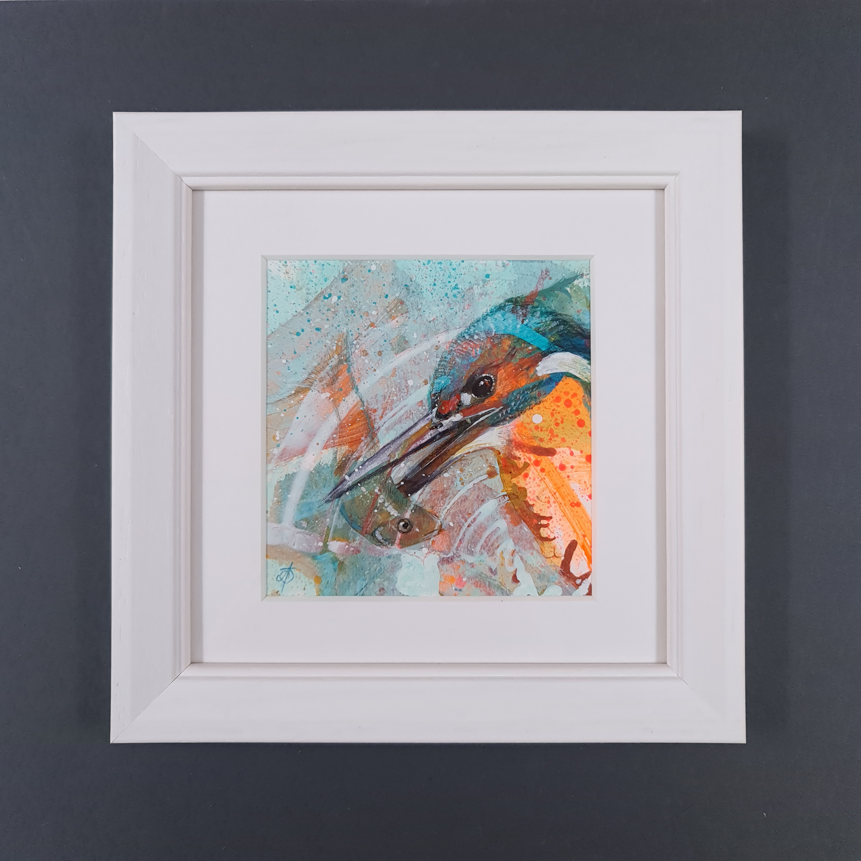 Kingfisher with Fish