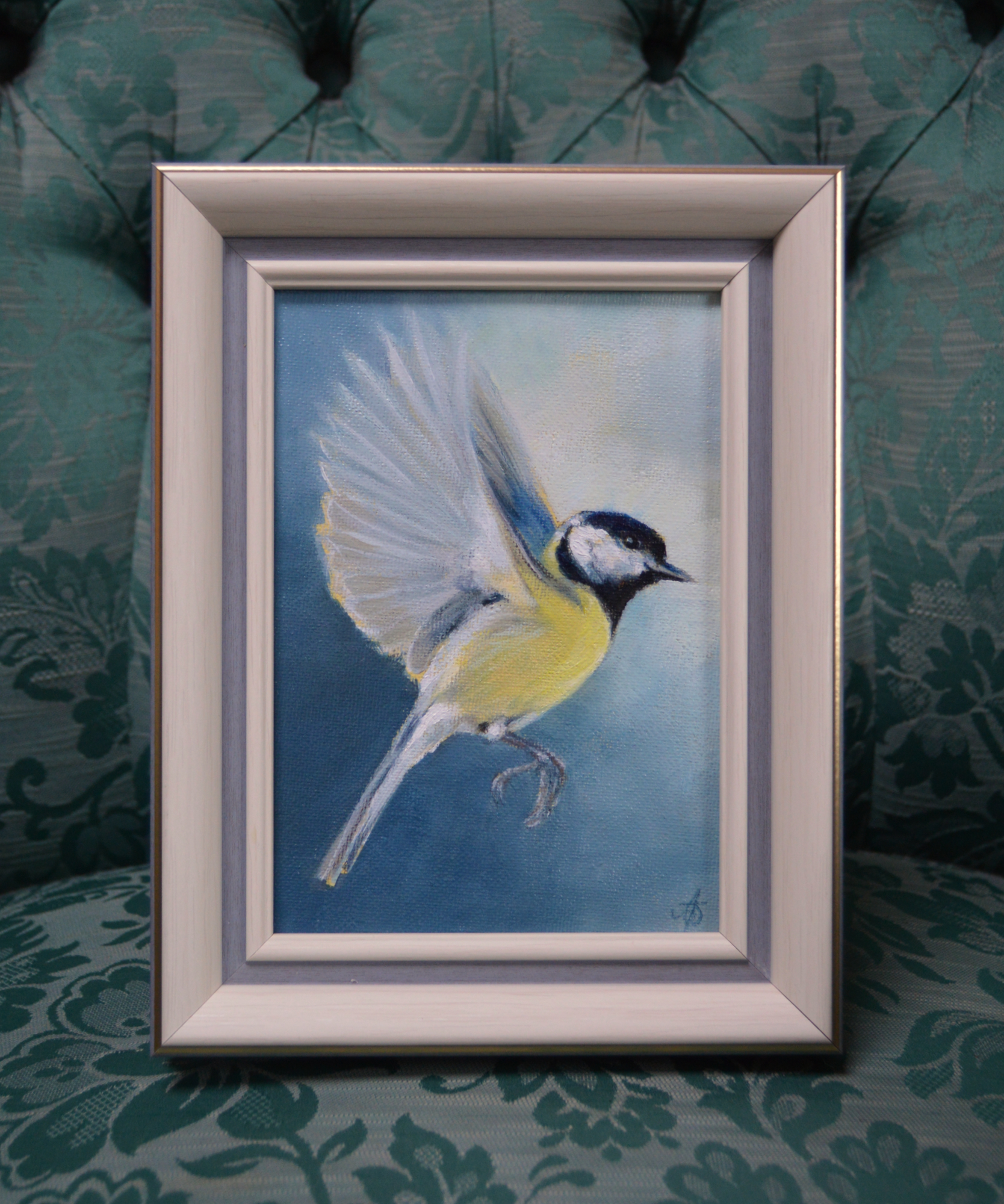 Great Tit Oil Painting