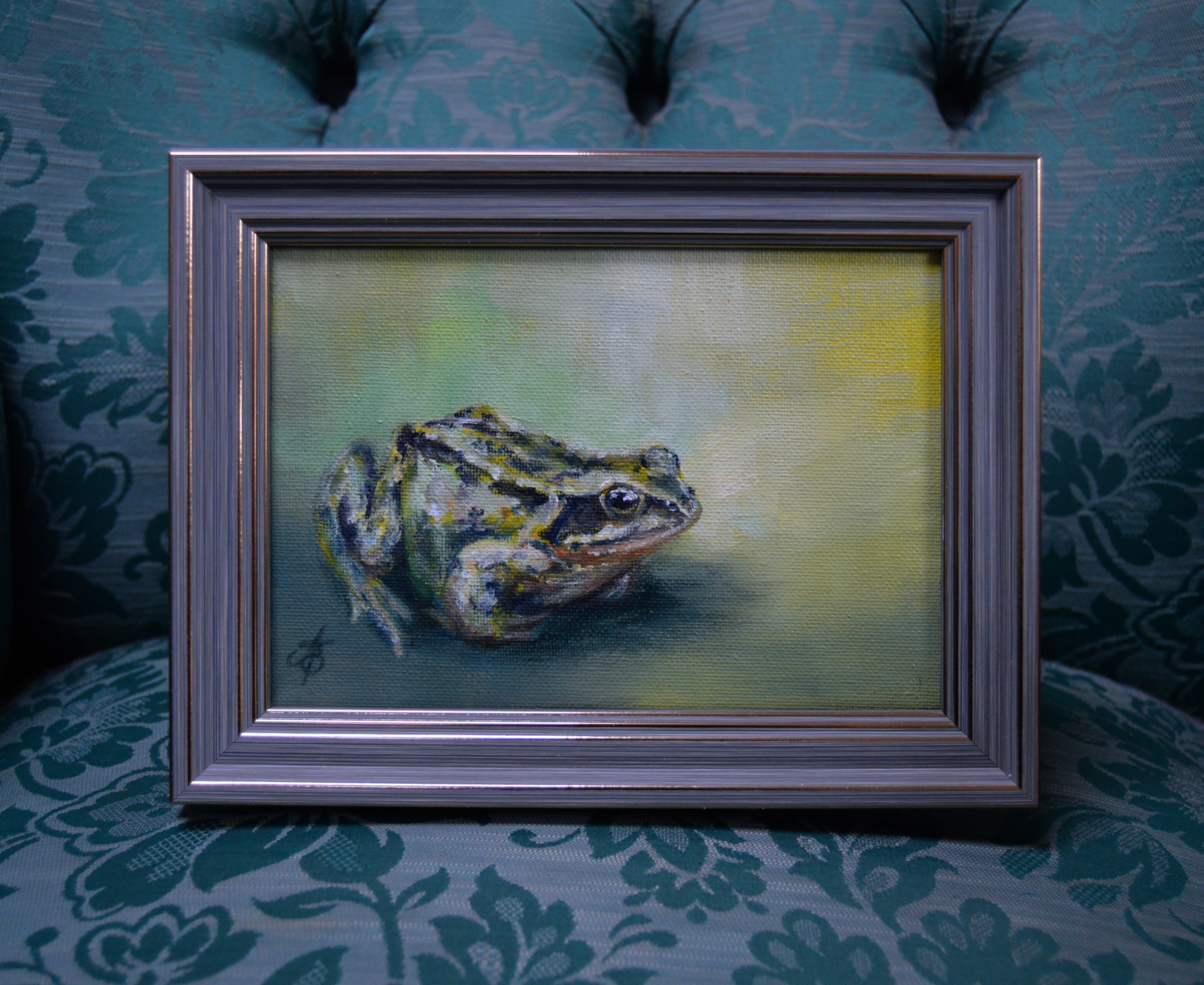 Frog Oil Painting