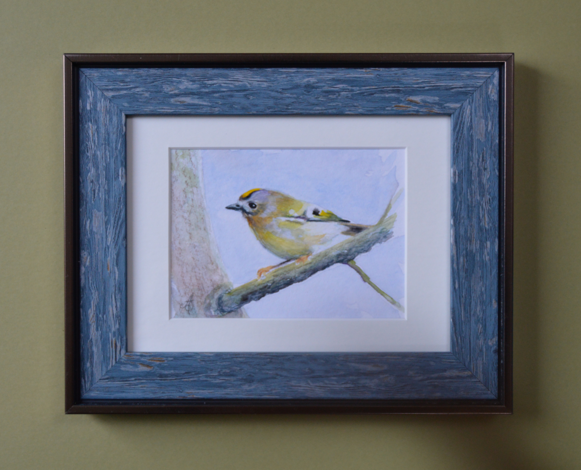 Goldcrest Watercolour