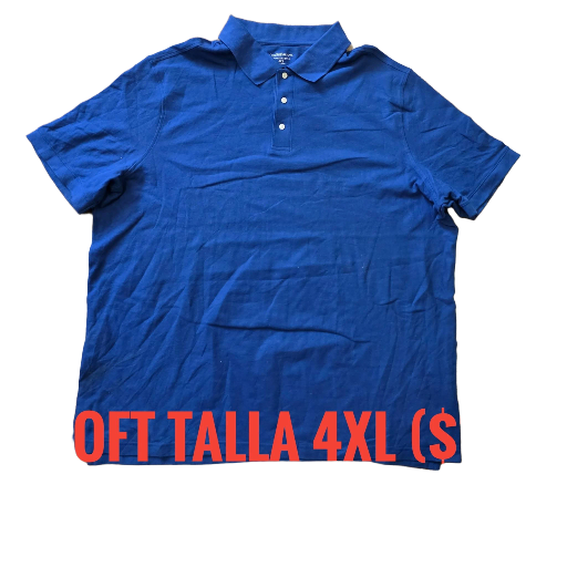 Polo azul para hombre