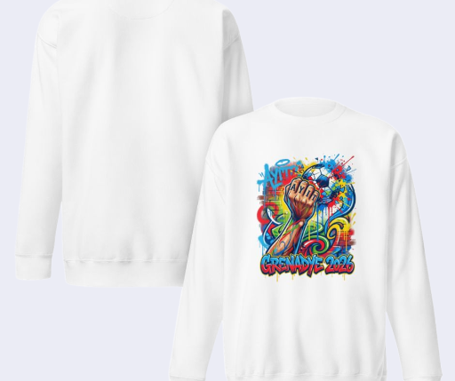 Buy Granadye 2026 Sweatshirt | Premium Haitian Pride Crewneck (Cotton Heritage M2480)
