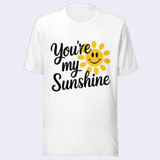 You're My Sunshine T-Shirt | Cute Sunshine Shirt Gift | Unisex Bella Canvas 3001 Tee