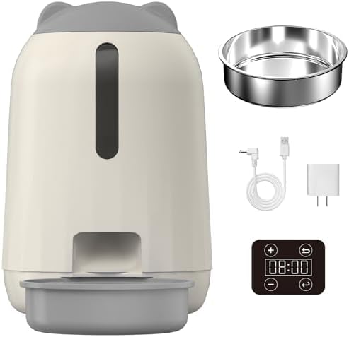 Dispensador automático de comida para mascotas