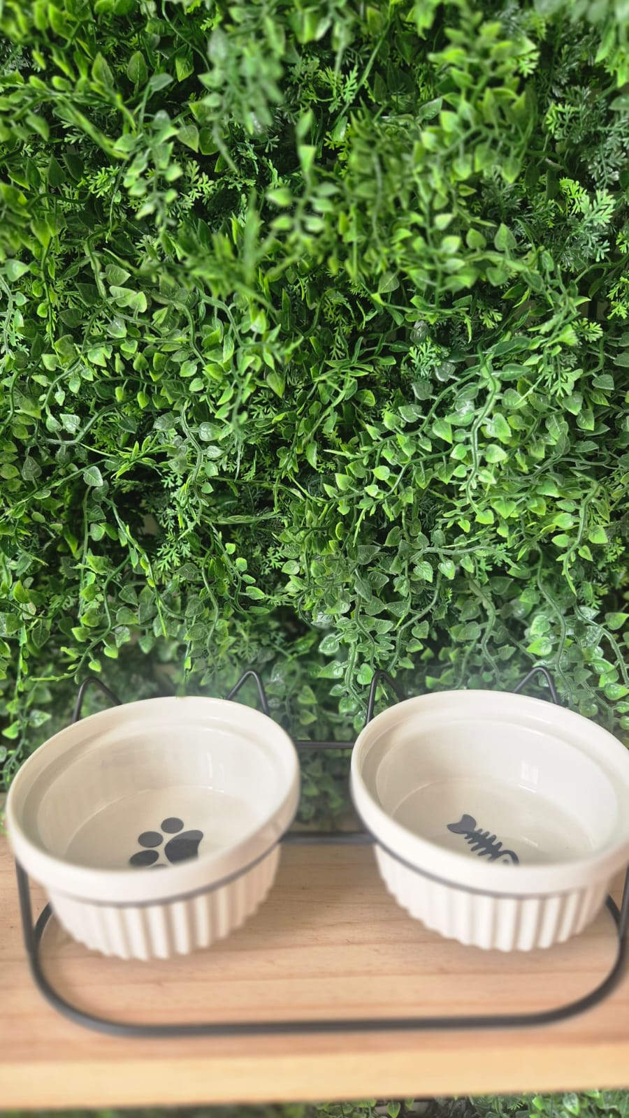 Set de comederos dobles para mascotas