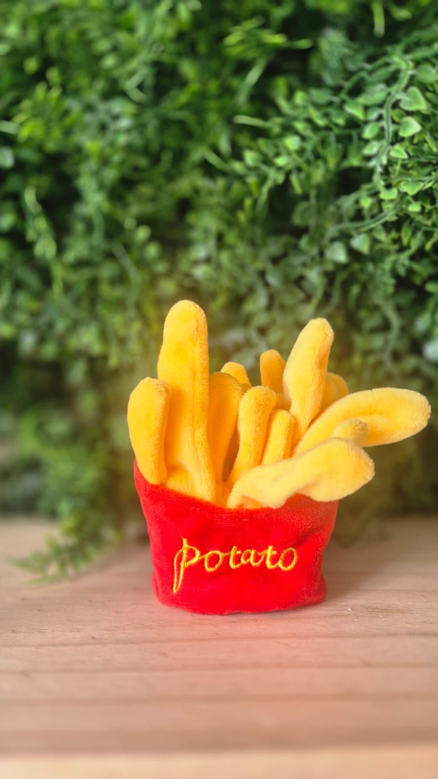 Papas fritas de peluche