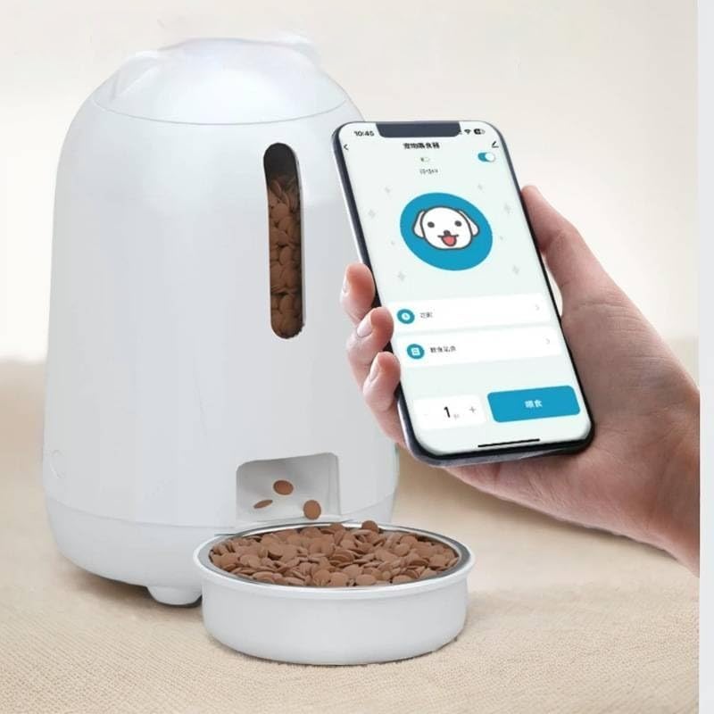 Dispensador Automático de Comida para Mascotas