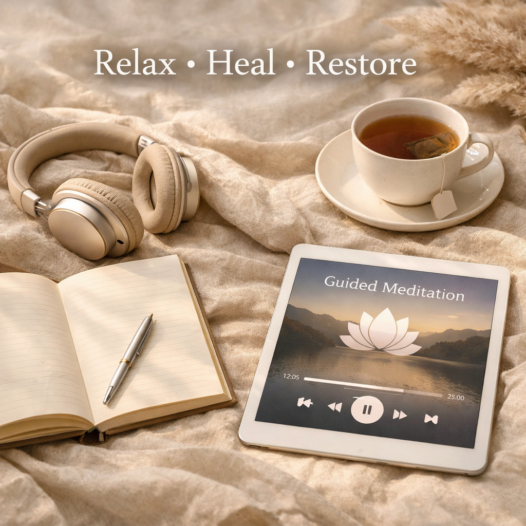Guided Meditation Bundle (5 mins) – 10 Soothing Audio Sessions for Mind, Body & Spirit