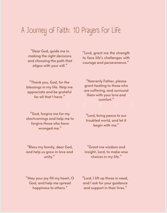 Digital Prayer Journal: Bible Study, Gratitude, Goals