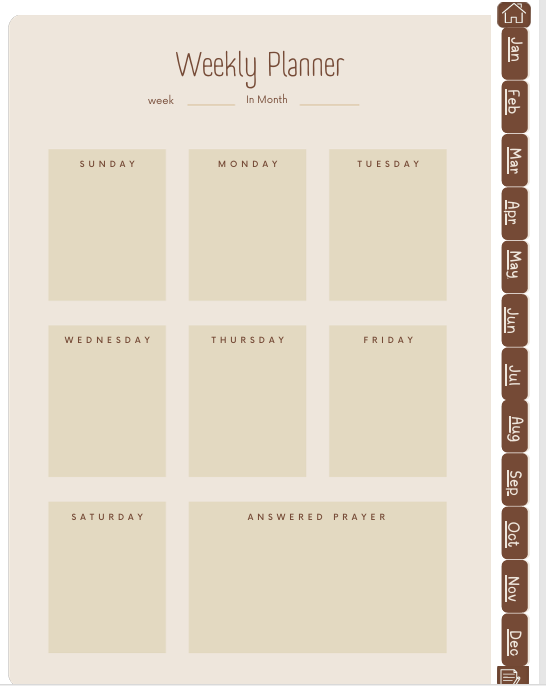 Digital Prayer Journal: Bible Study, Gratitude, Goals