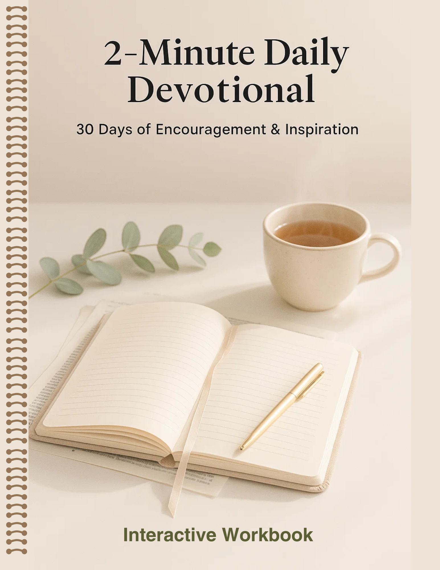 Faith-Based Daily Devotional for Women | 30 Days of Scripture, Prayer & Reflection + Journal Workbook