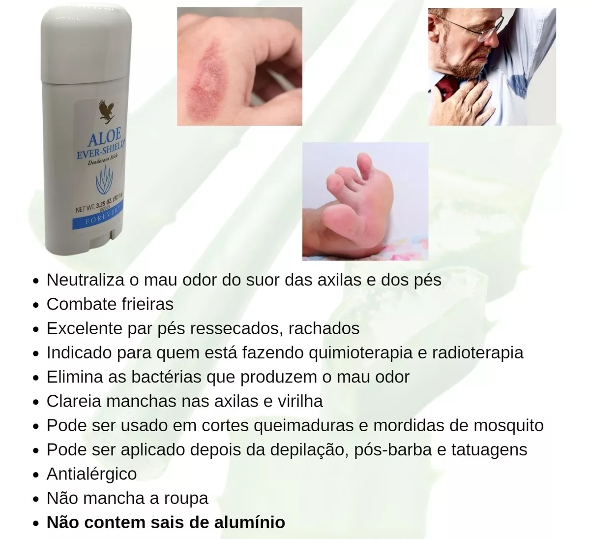 Desodorante Aloe Ever-Shield