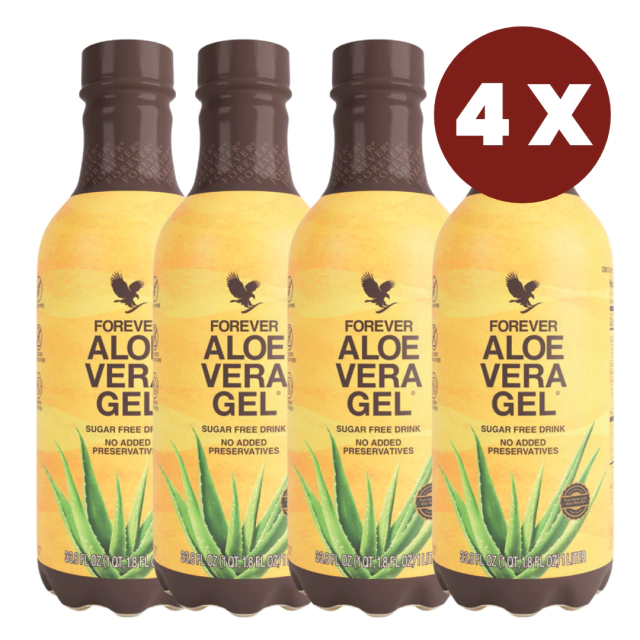 Kit Aloe Vera Gel (Kit 4 Unidades)