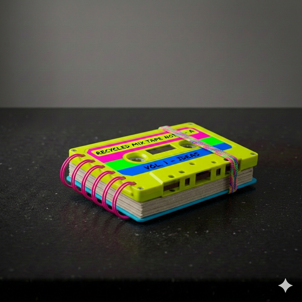 Libreta Cassette Reciclado