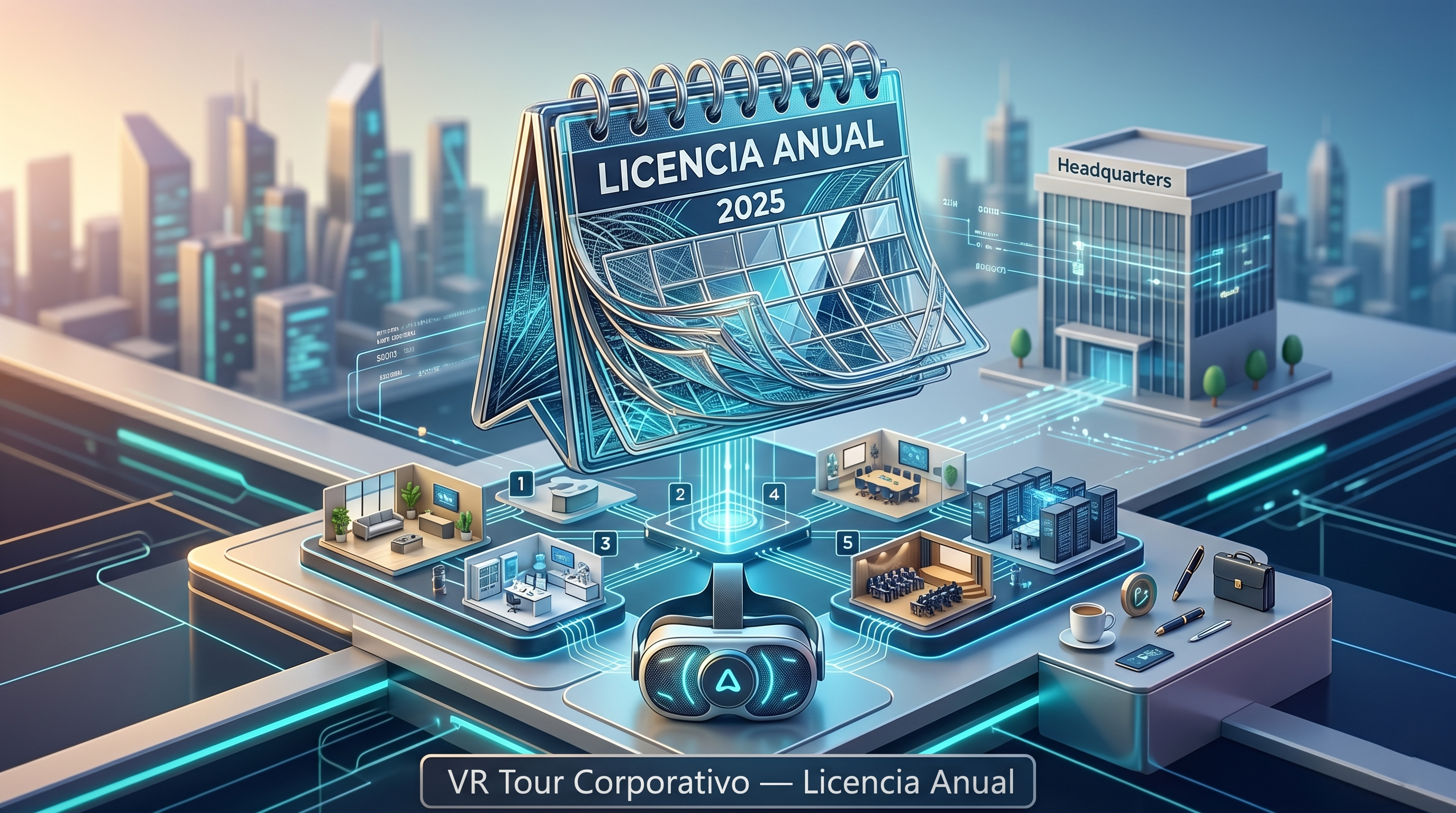 VR Tour Corporativo — Licencia Anual