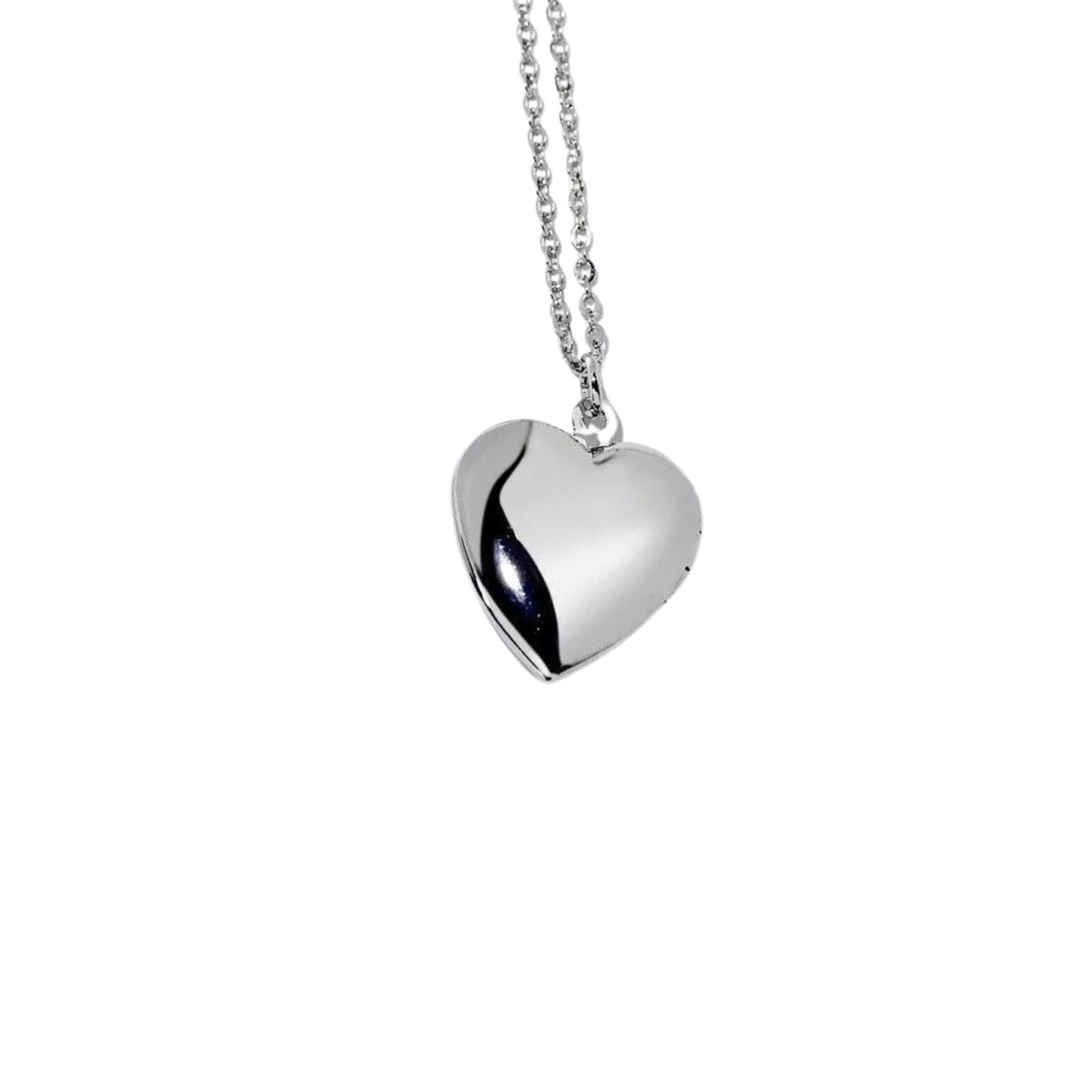 Heart Photo Pendant and Chain 