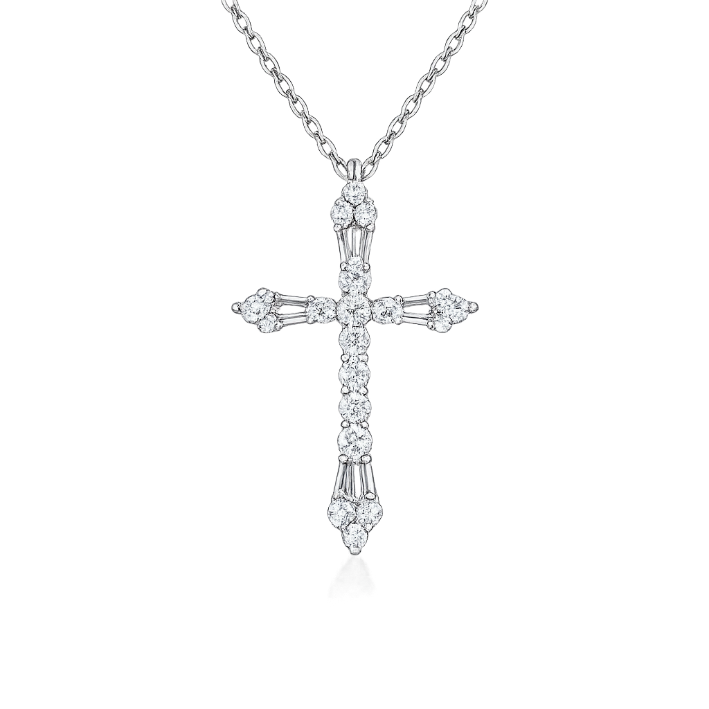 Zirconia Crucifix and Chain