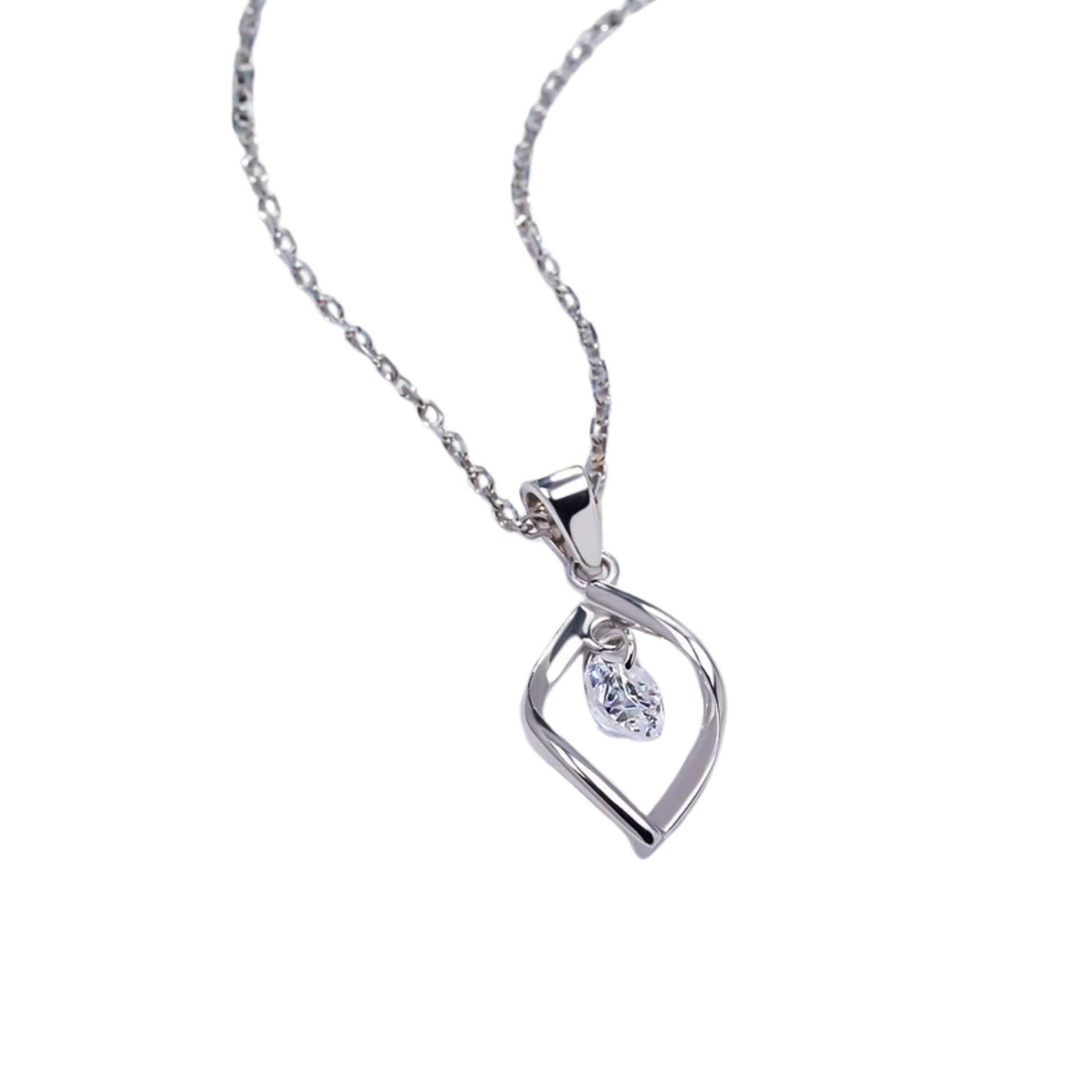 Twist Cubic Zirconia Necklace 