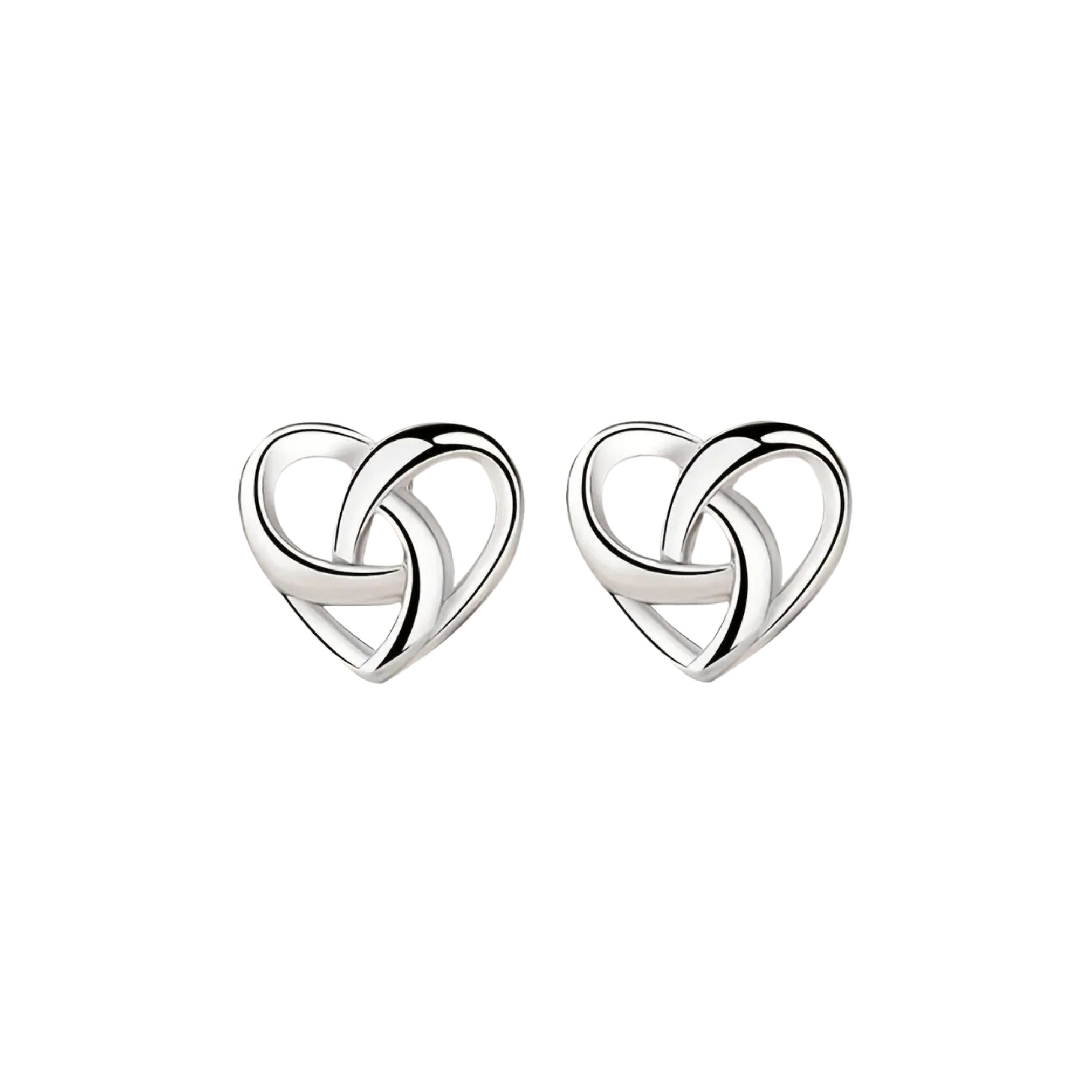 Infinity Heart Studs