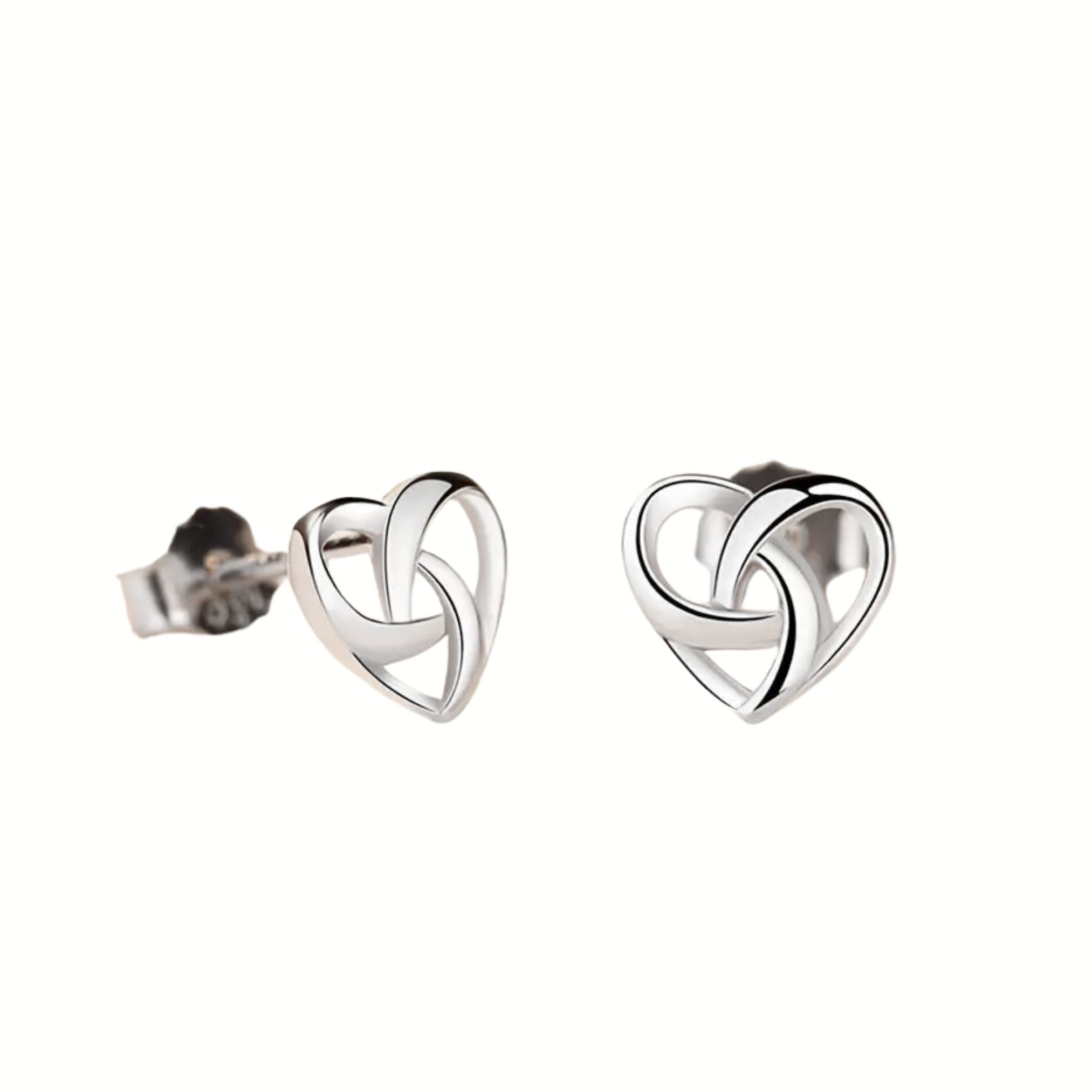 Infinity Heart Studs