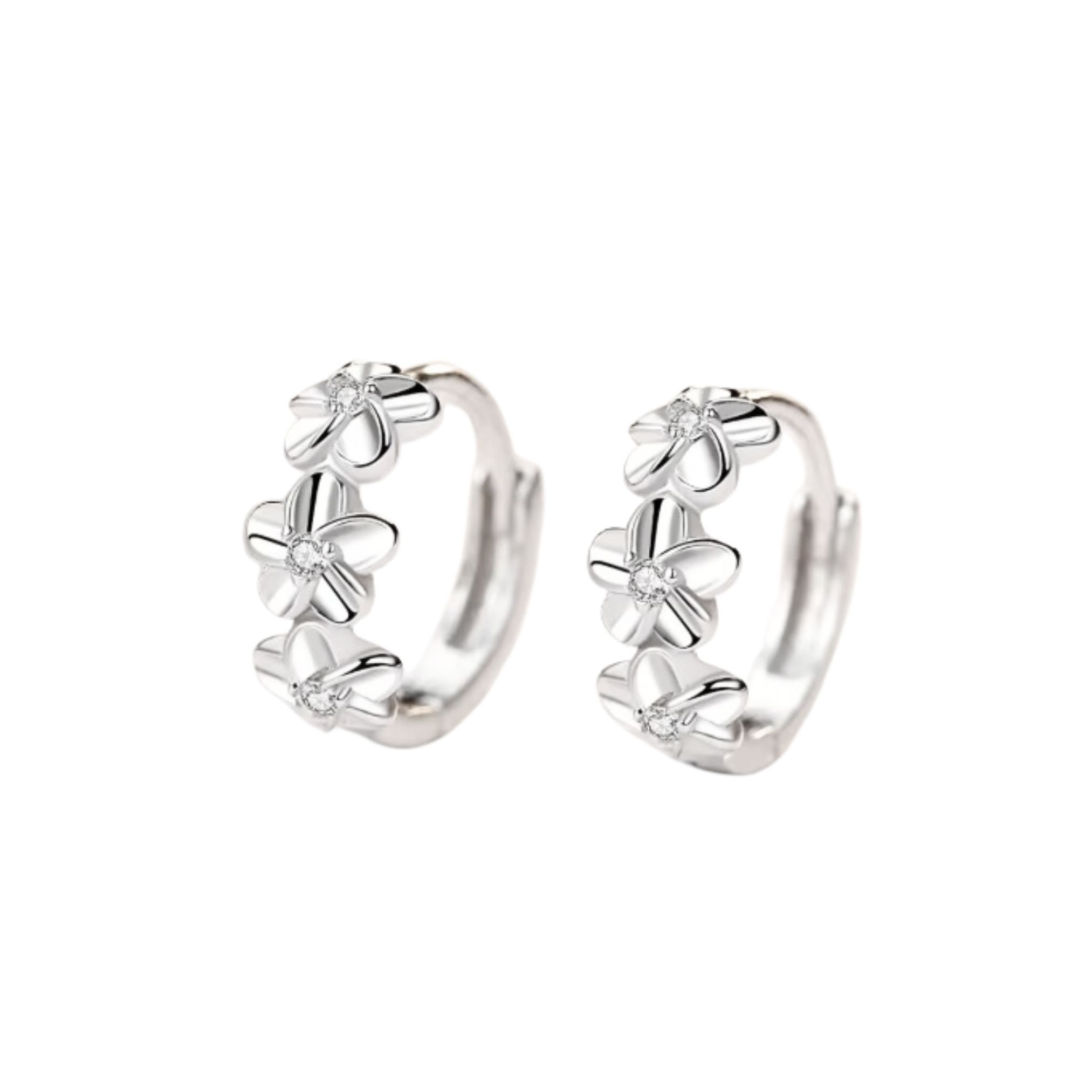 Frangi Hoops with Cubic Zirconia