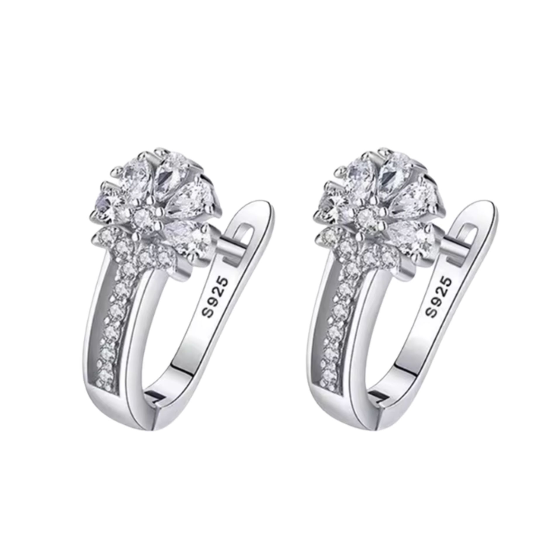 Wedding Elegance Cubic Zirconia Ear Rings