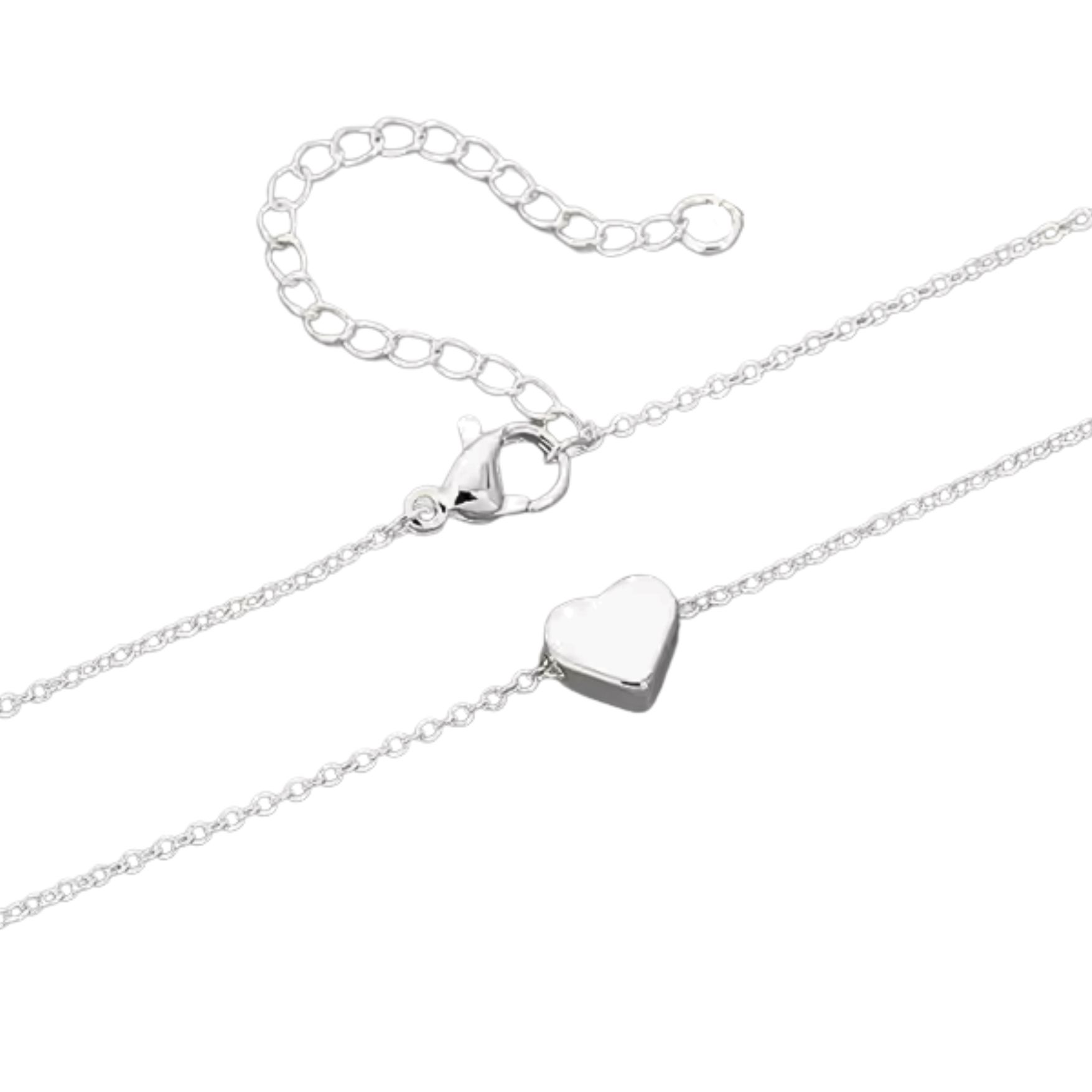 Mini Heart Charm Necklace 
