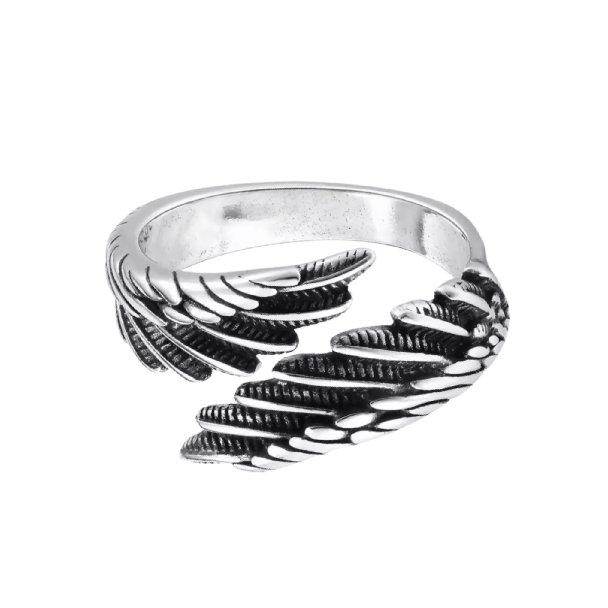 Angel Wings Silver Ring