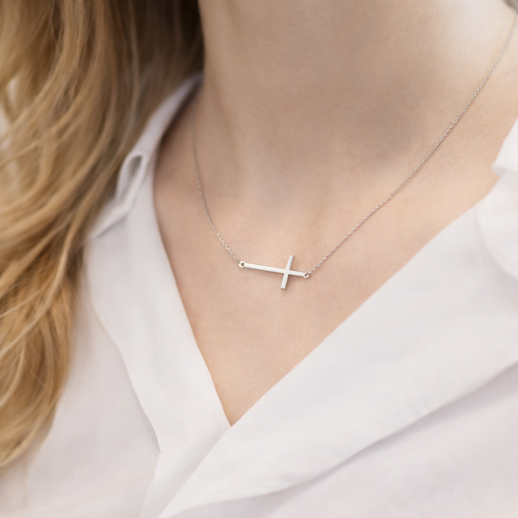 Minimalist Cross Necklace 