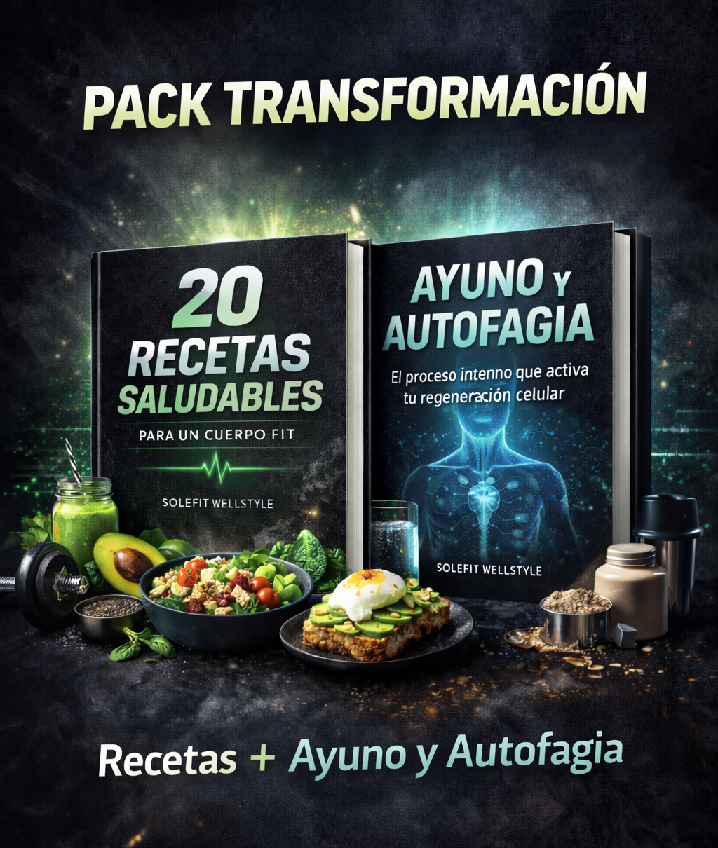 Pack Transformación: Recetas + Ayuno y Autofagia