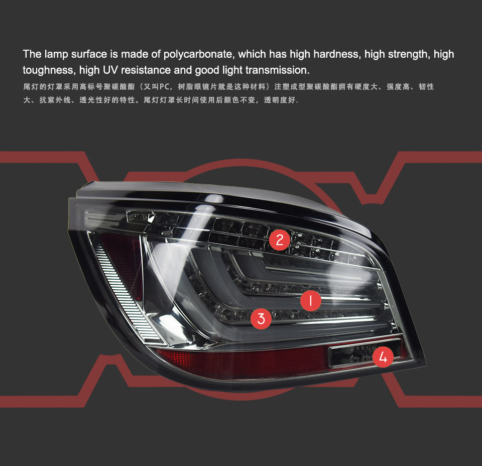 For BMW E60 2003-2009 Taillight assembly