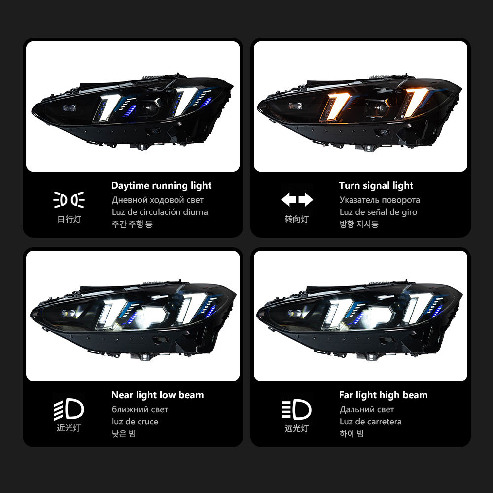 For BMW G22 2019-2023 G82 G29 M3 M4 headlight assembly