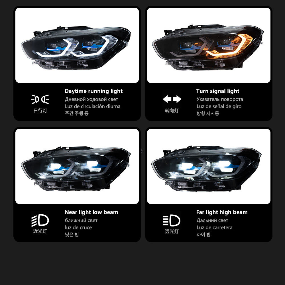 For BMW F20 2015-2018 F21 116i 118i 120i  headlight assembly