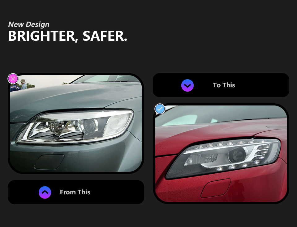 For Audi Q7 2007-2016 headlight assembly 