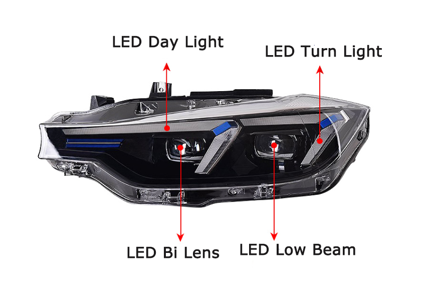 For 3 Series F30/F35  headlight assembly