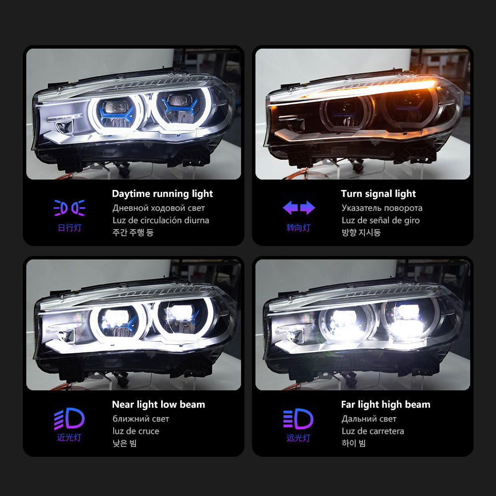 For BMW X5 F15  2014-2018 headlight assembly