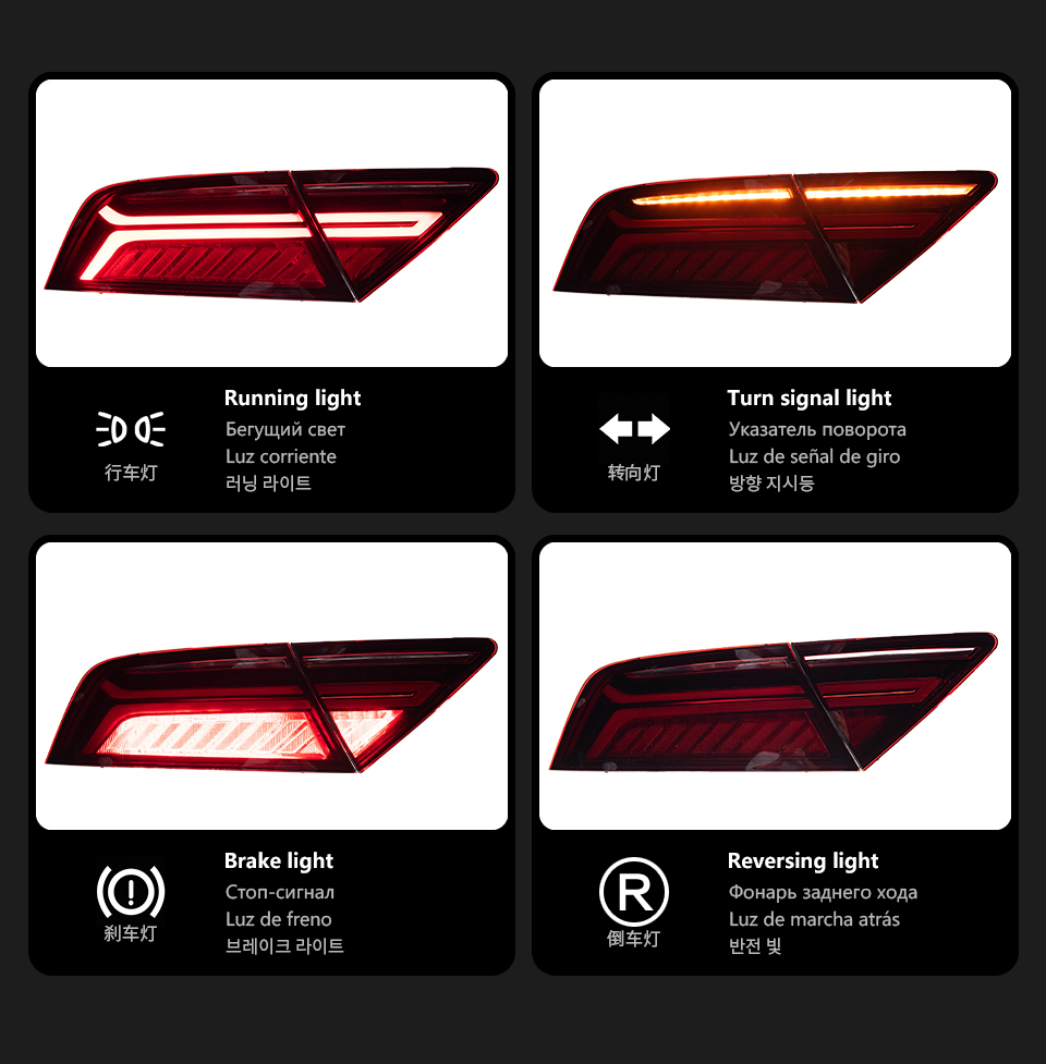 For Audi A7 2011-2014 Taillight assembly